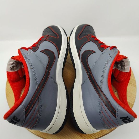 NikeDunkLow-women’s-12(fit like men’s12)- BlackGray-[317813 005]-LowTop-Shoes - Picture 8 of 12